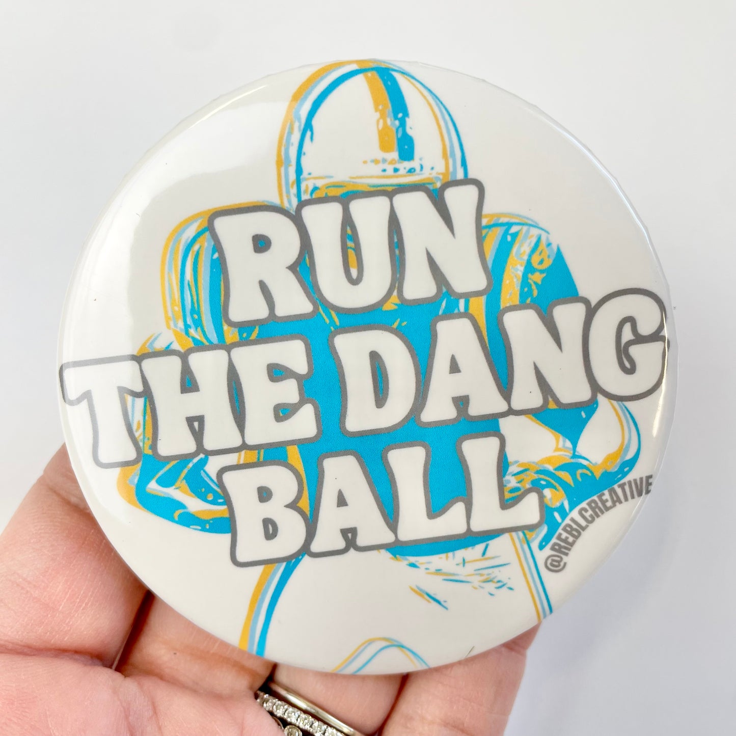Run The Dang Ball - Yellow & Sky