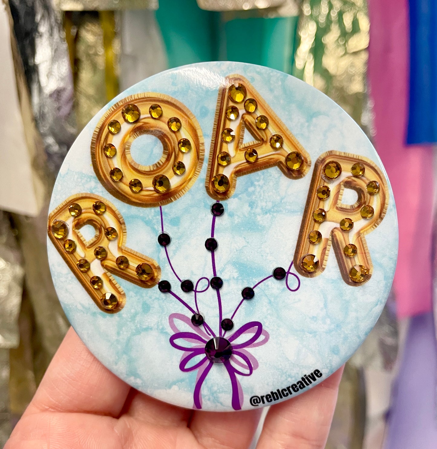 Rhine-stoned Buttons Ready To Ship