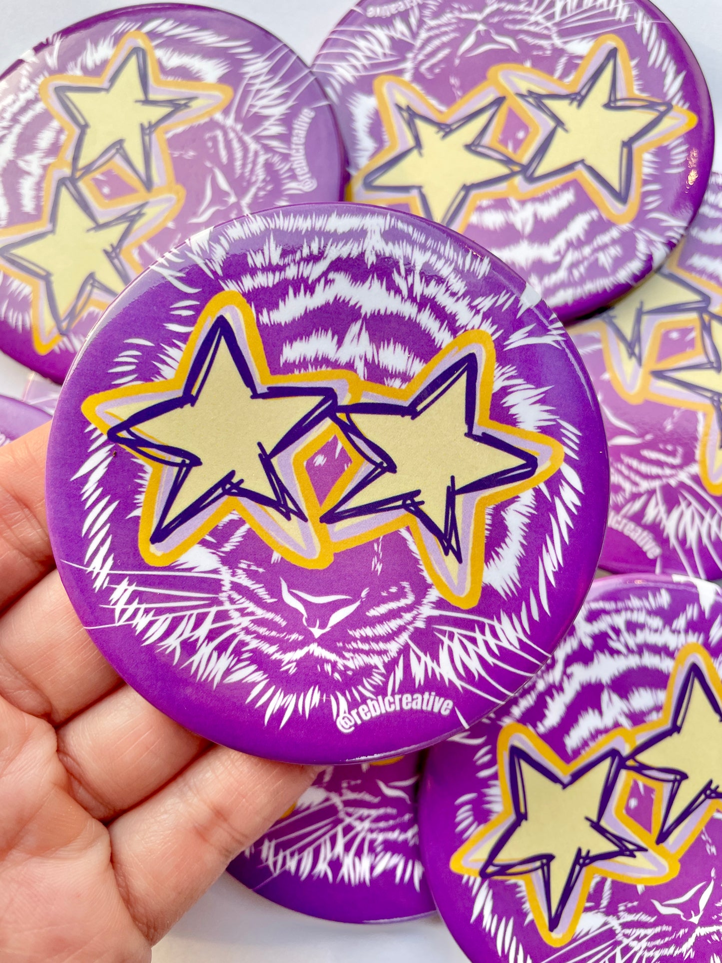 All Star - Tiger - Purple & Yellow