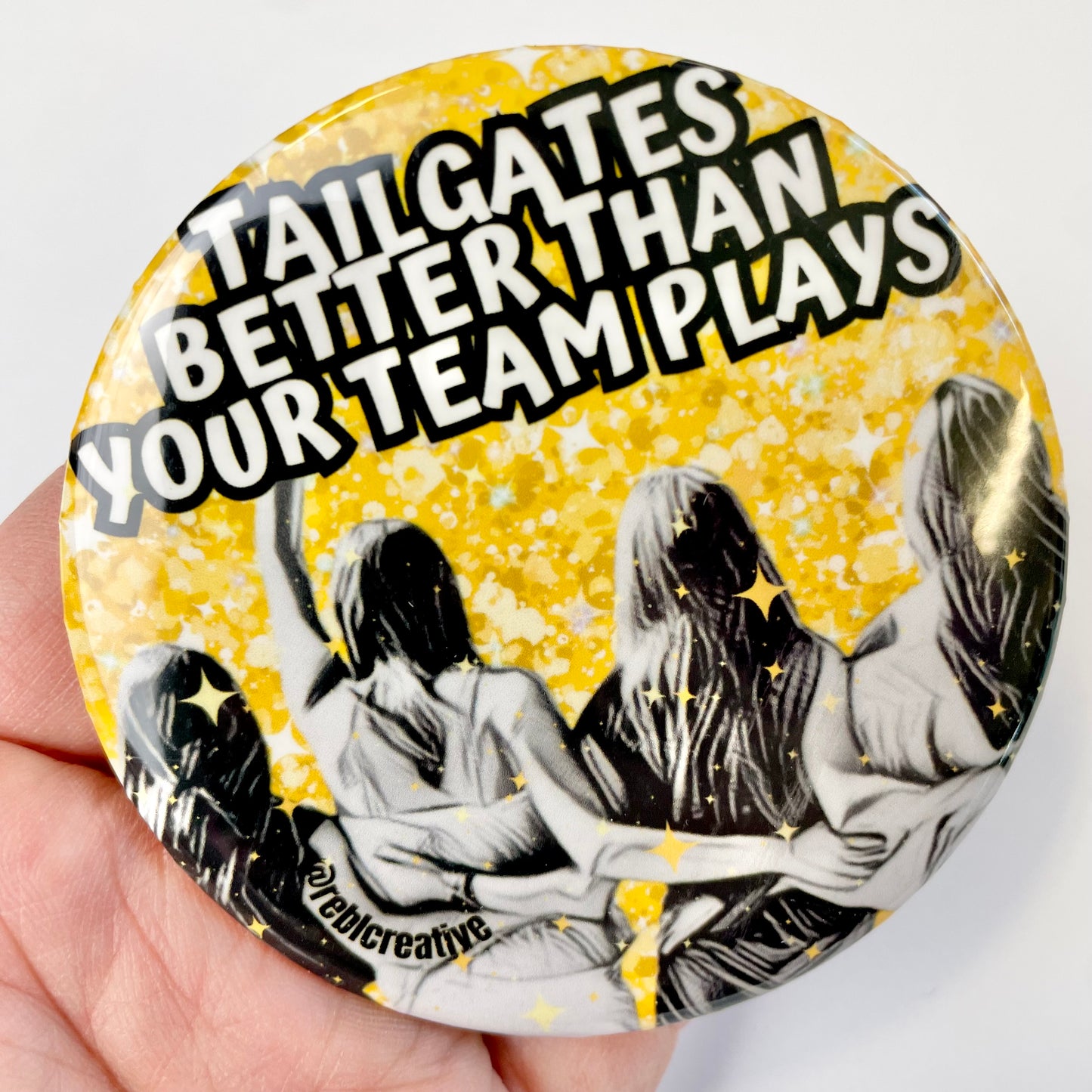 Tailgates Better - Black & Yellow