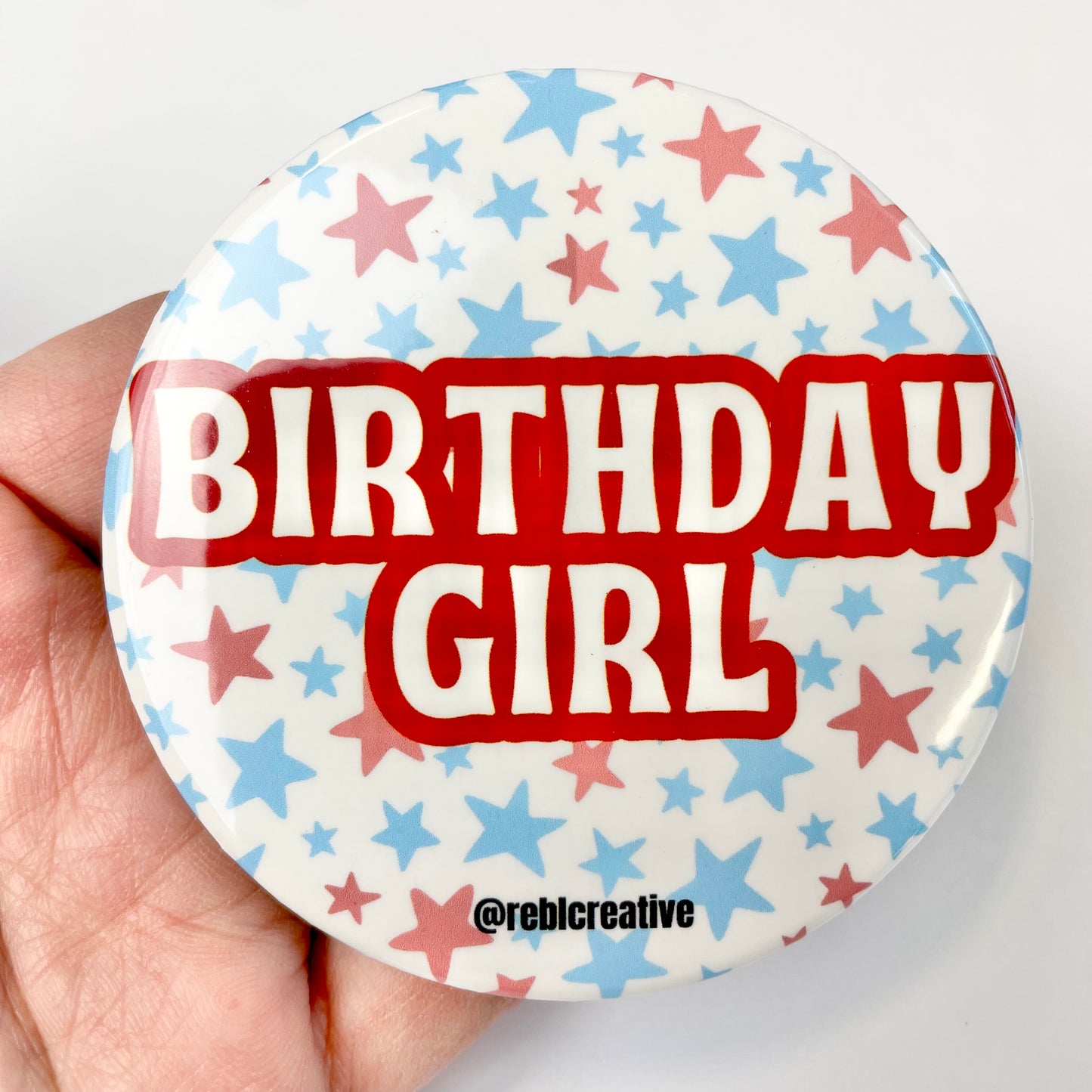 Birthday Girl - Red & Sky