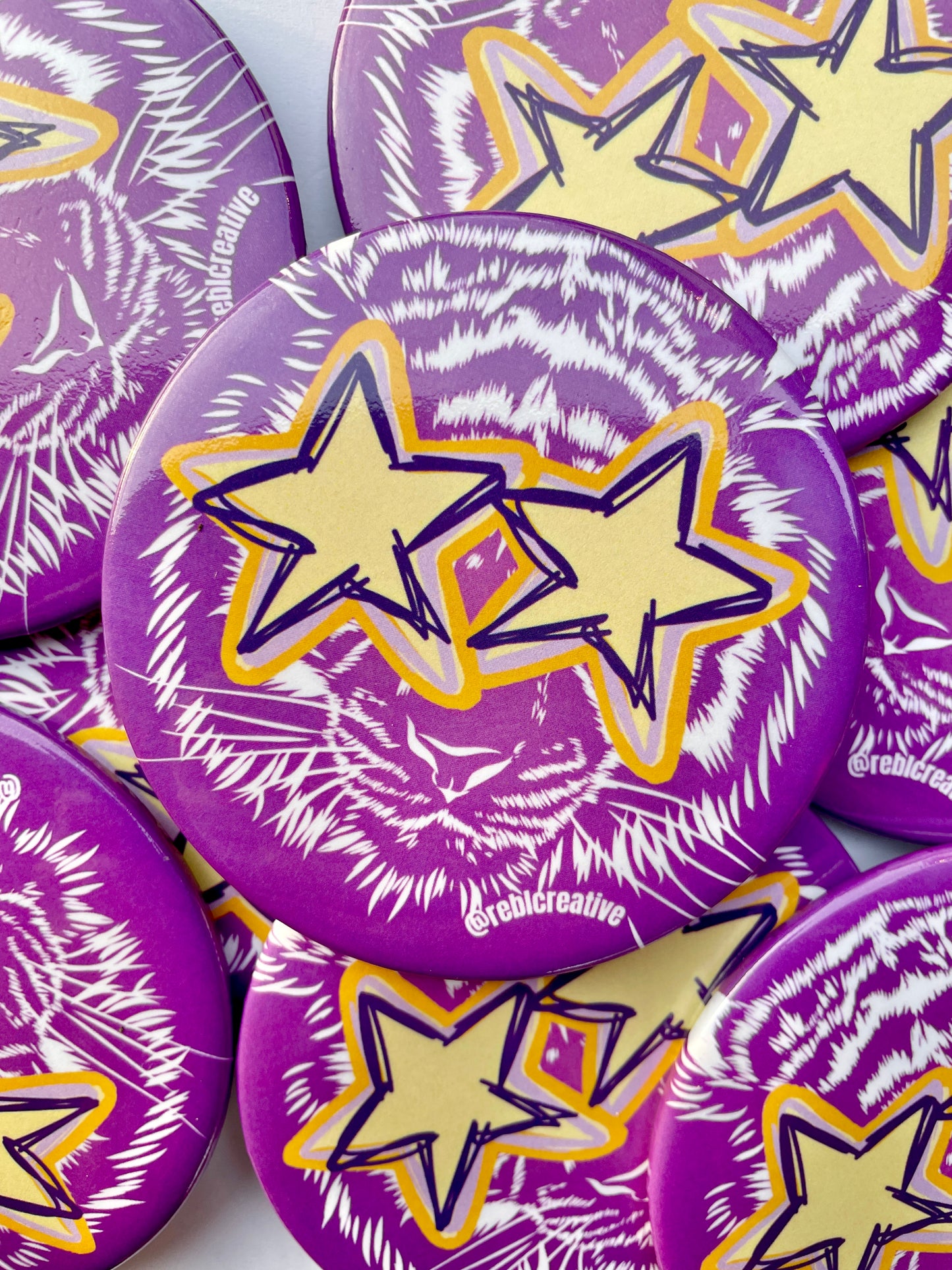 All Star - Tiger - Purple & Yellow