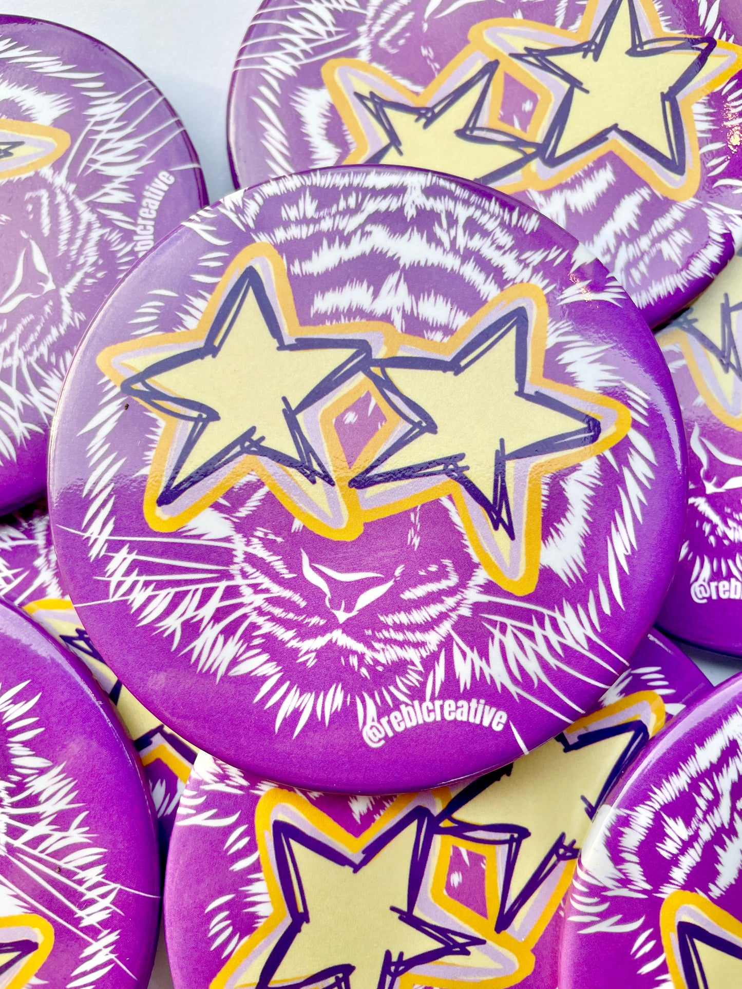 All Star - Tiger - Purple & Yellow