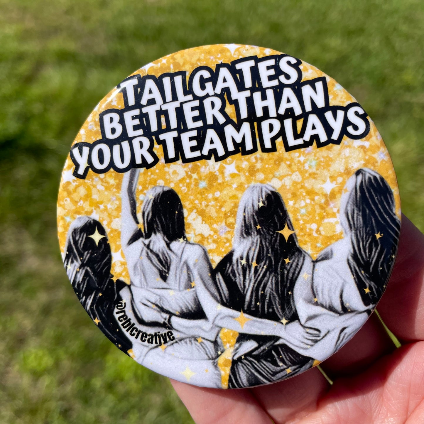 Tailgates Better - Black & Yellow