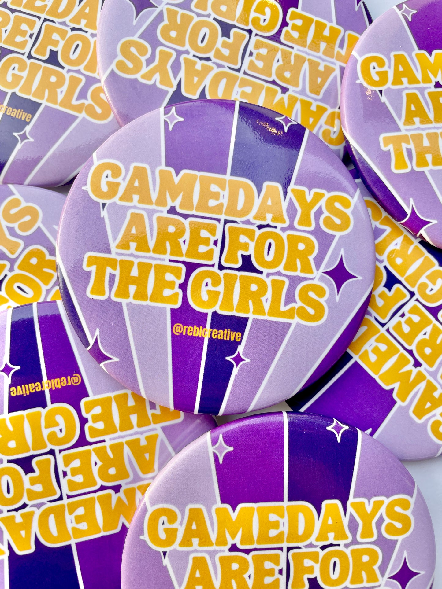 Gameday Girls - Purple & Yellow