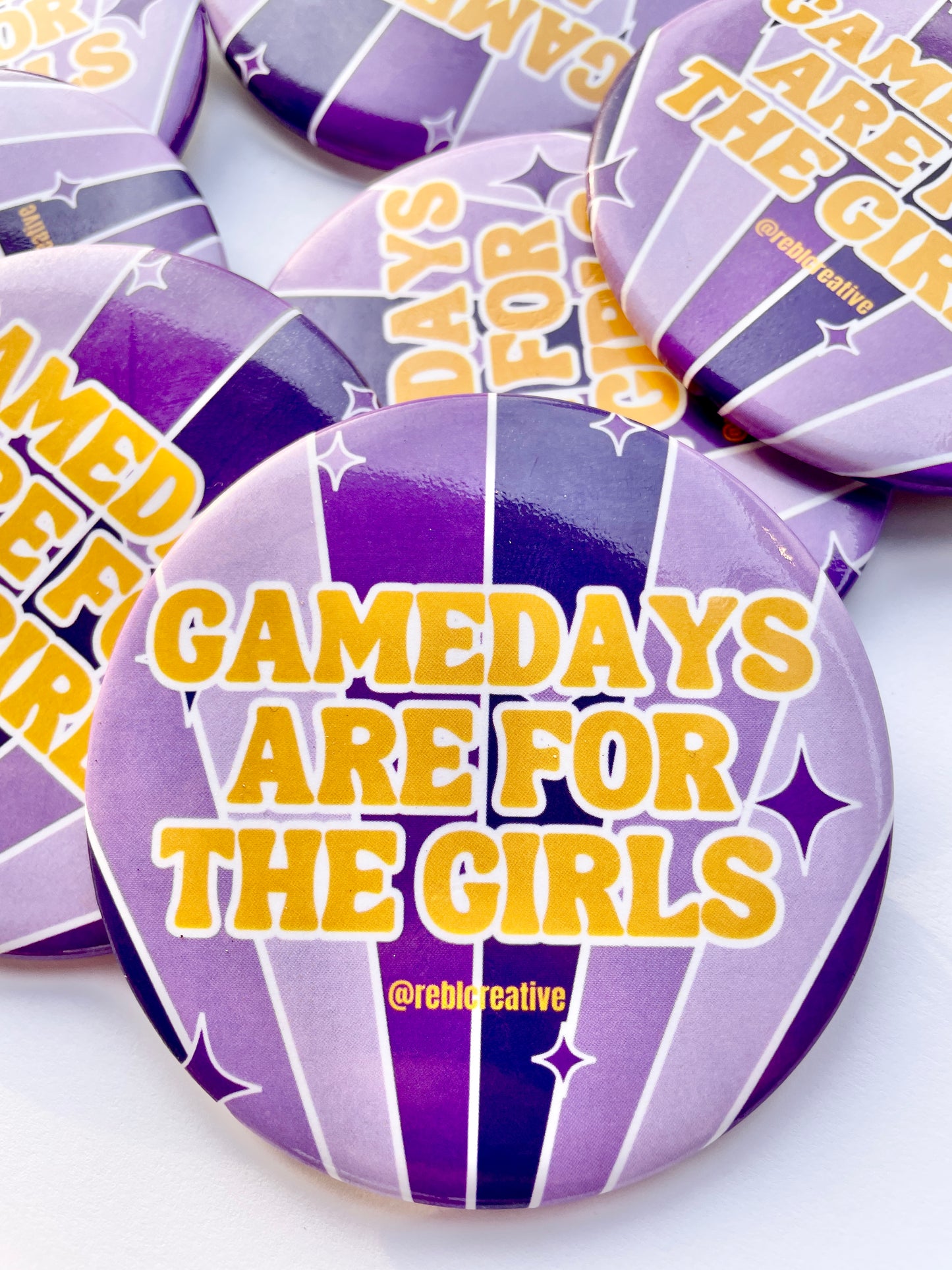 Gameday Girls - Purple & Yellow