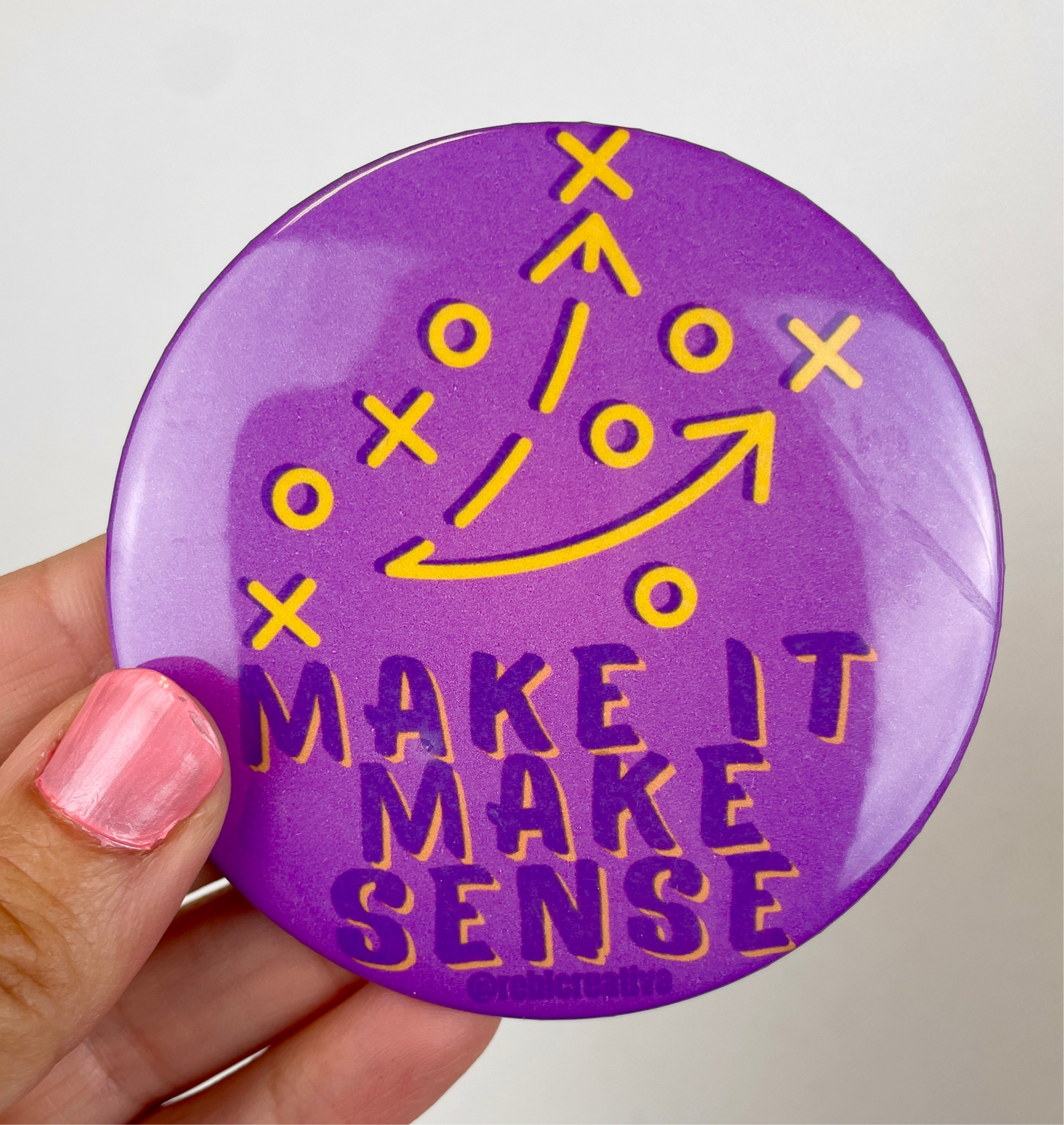 Make it Make Sense - Purple & Yellow