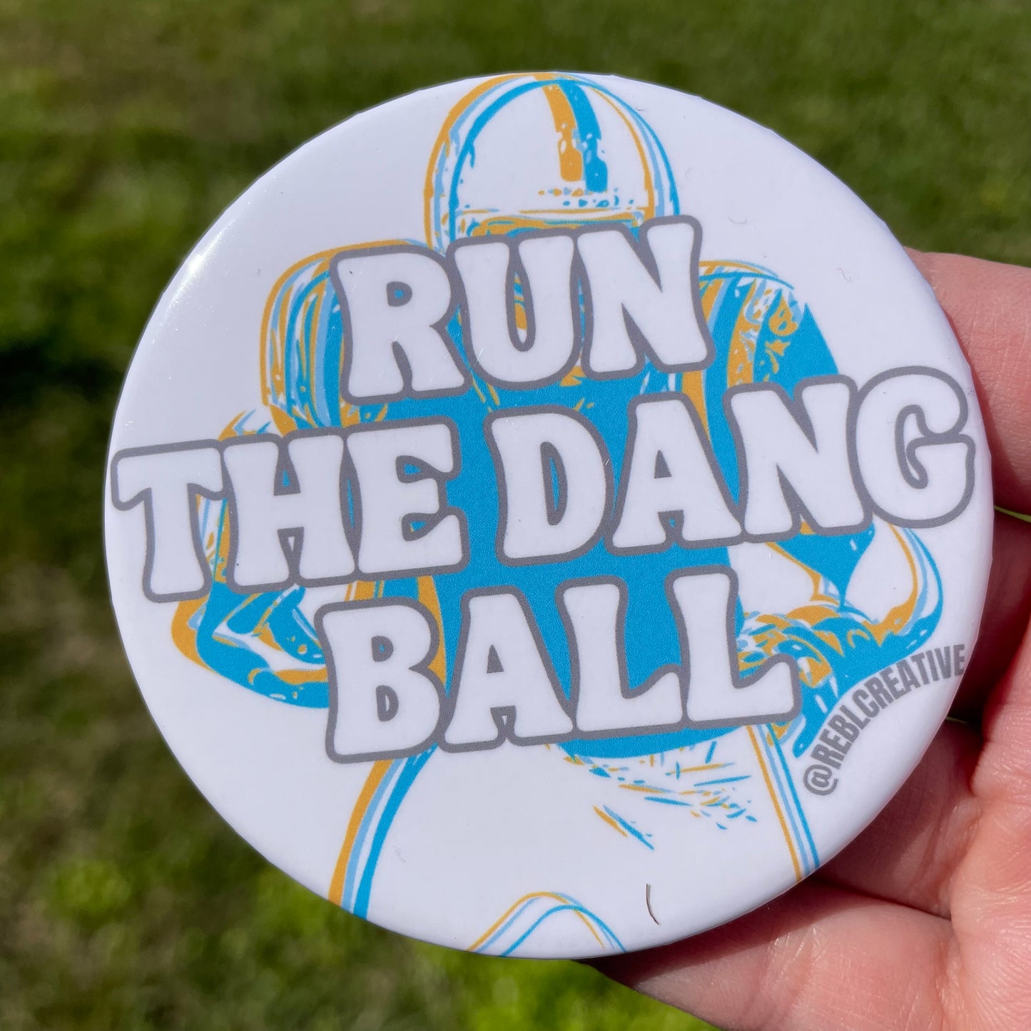 Run The Dang Ball - Yellow & Sky