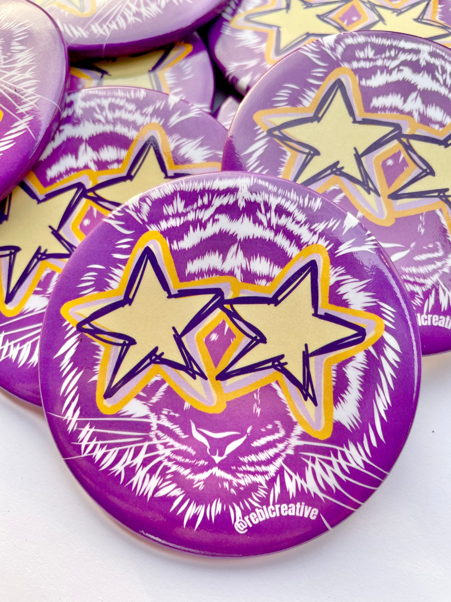 All Star - Tiger - Purple & Yellow
