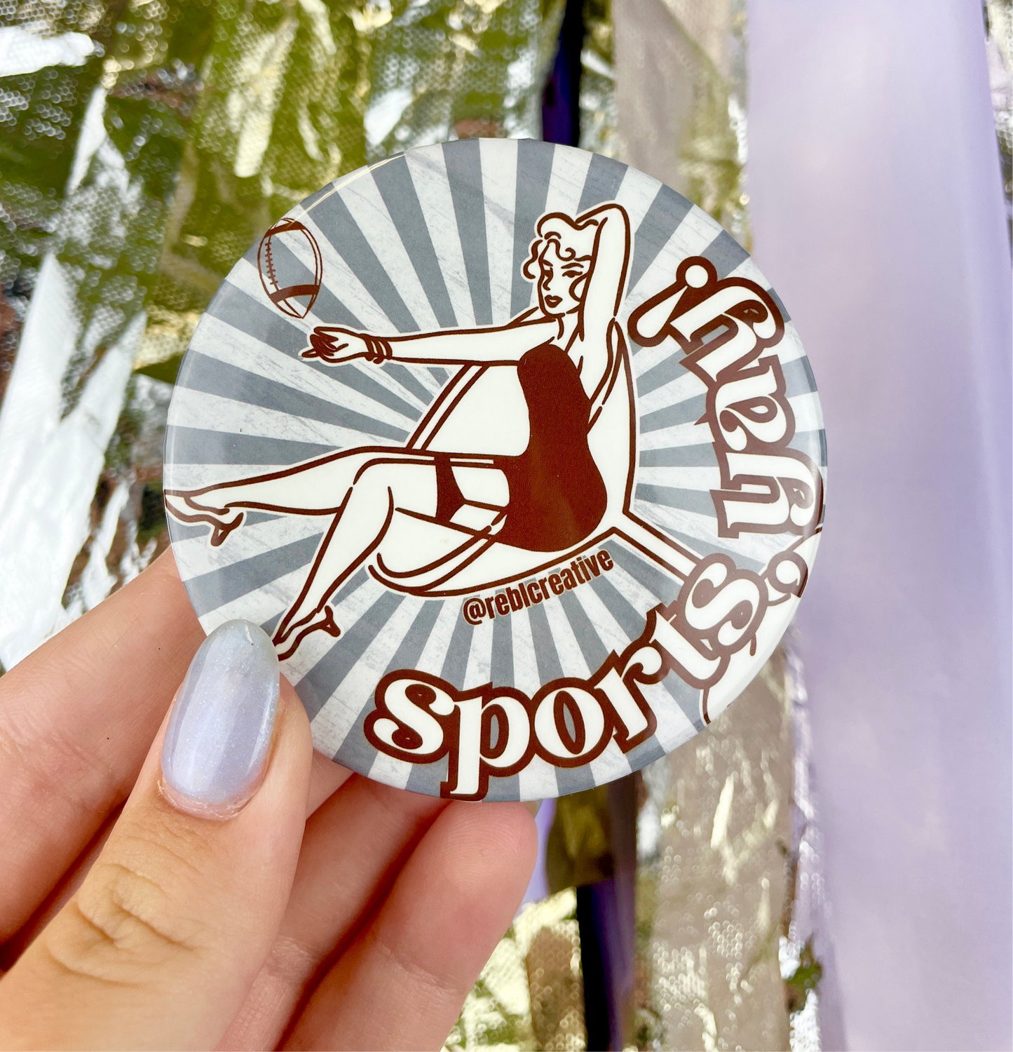 Sports, YAY! - Grey & Maroon