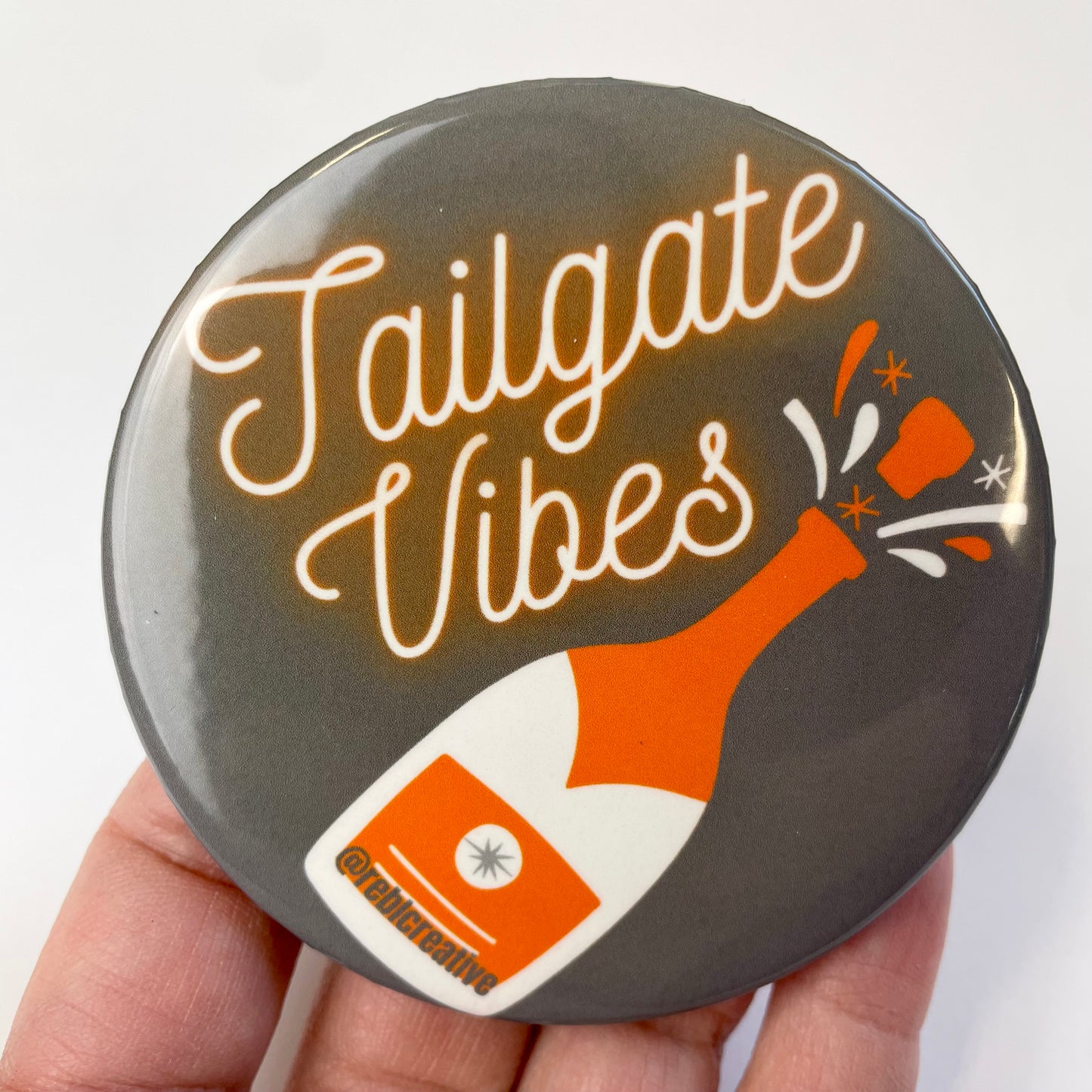 Tailgate Vibes - Grey & Orange