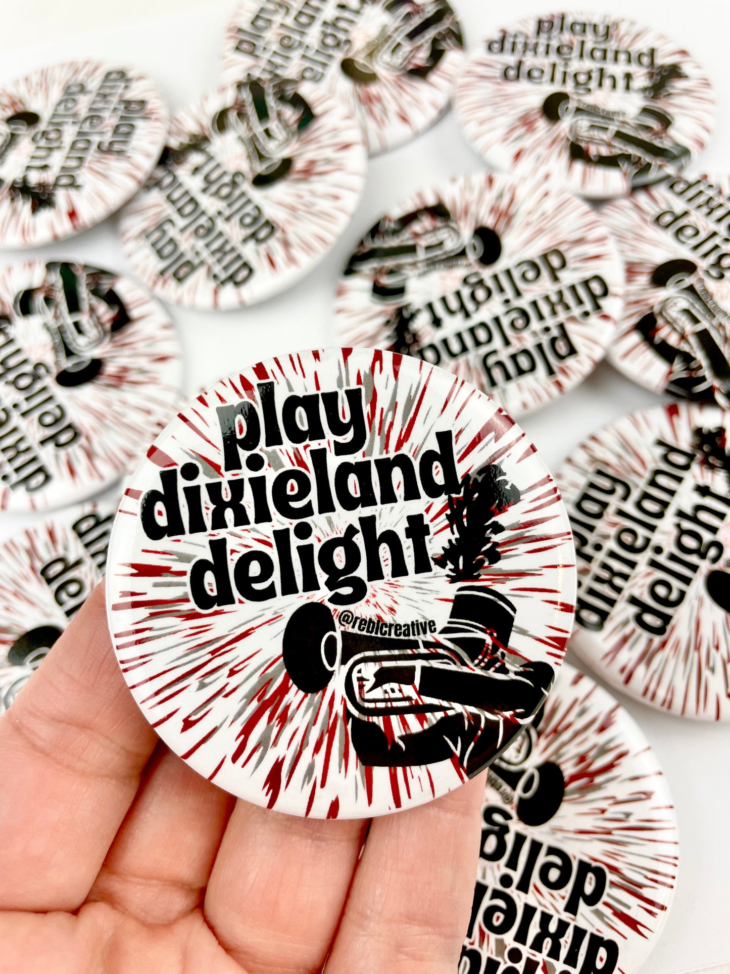 Tie Dye Burst - Play Dixieland Delight