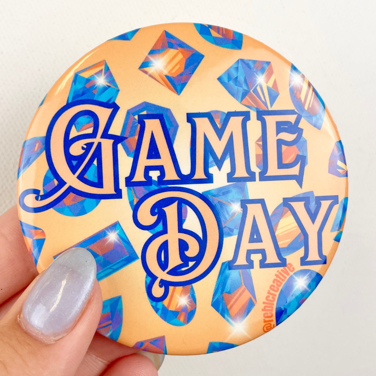 Bejeweled Game Day - Orange & Blue
