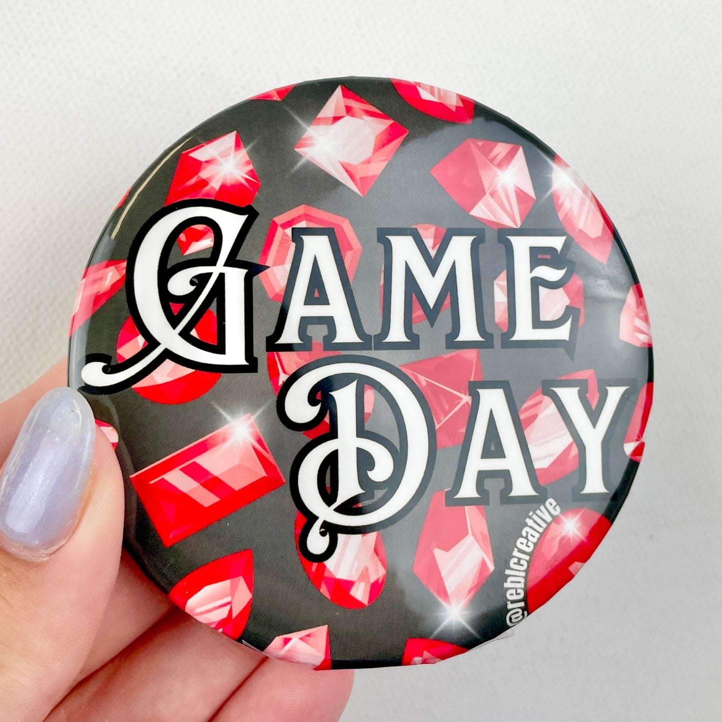 Bejeweled Game Day - Red & Black