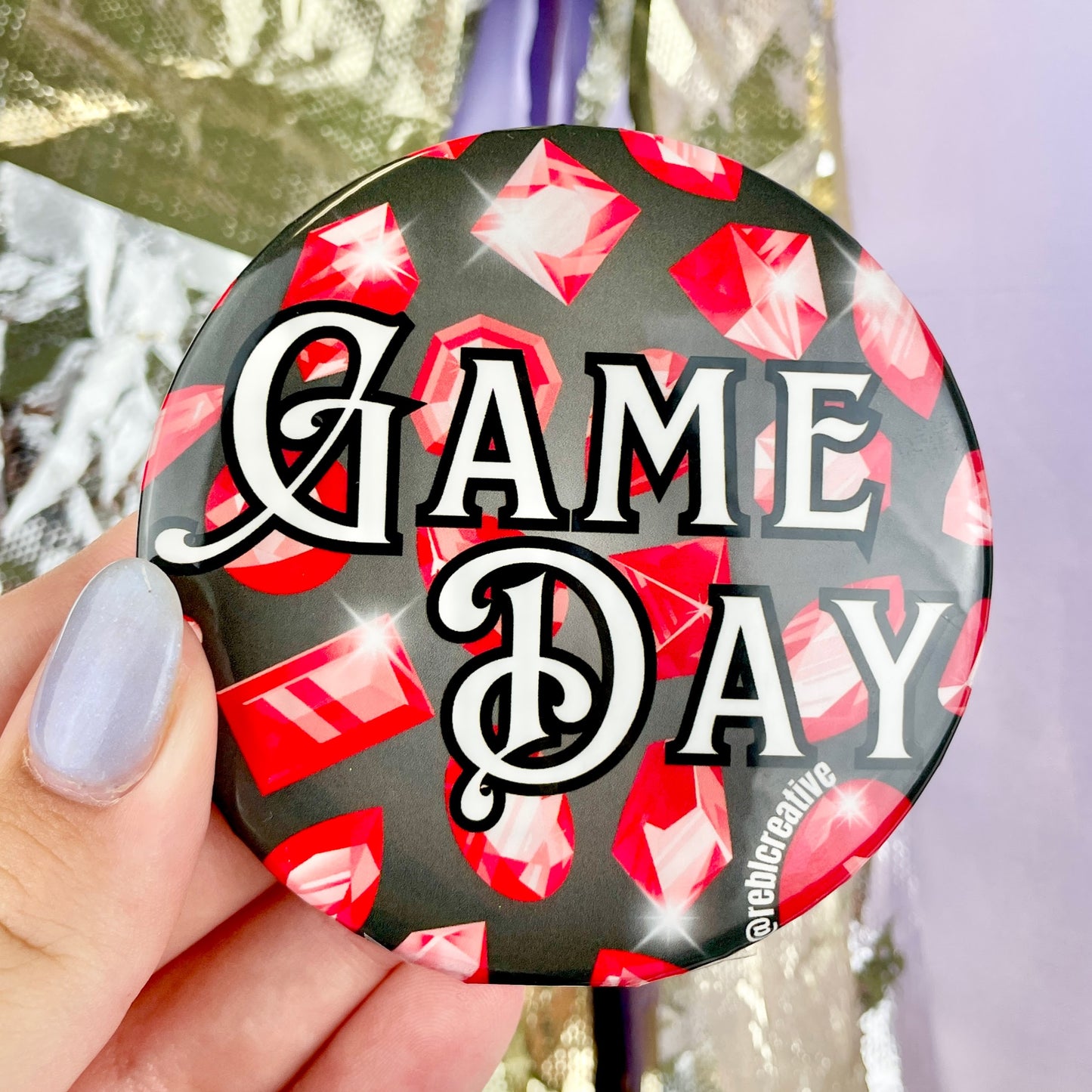 Bejeweled Game Day - Red & Black