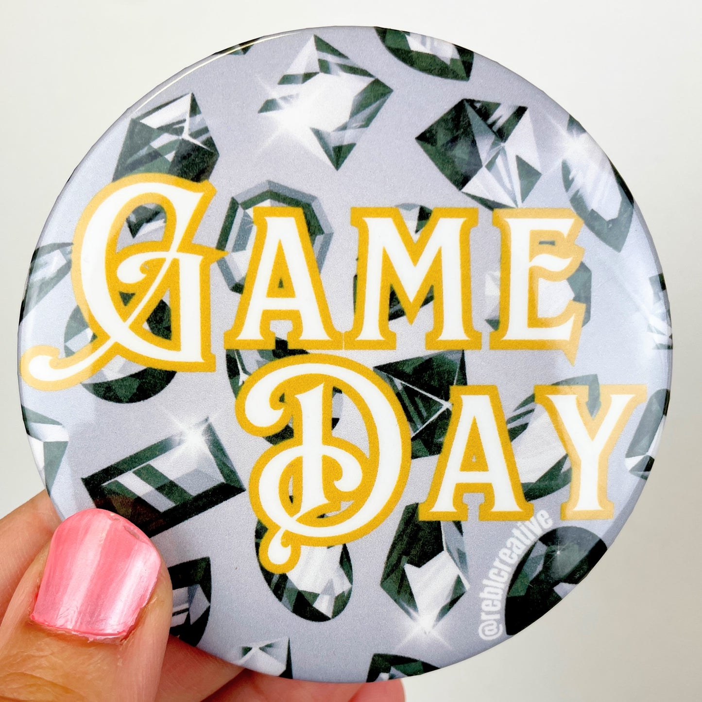 *Bejeweled Game Day - Black & Gold