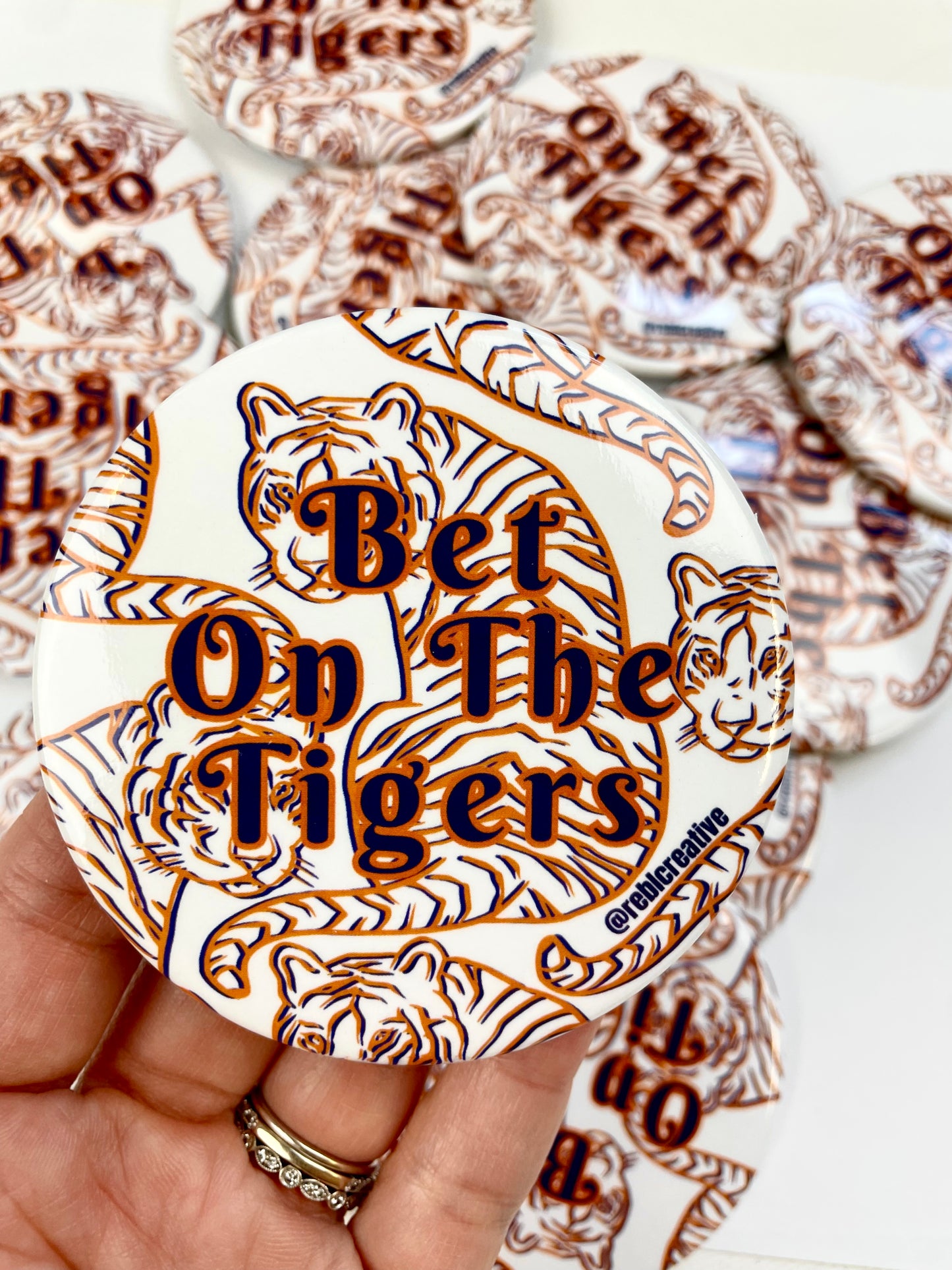 Bet On The Tigers - Orange and Navy