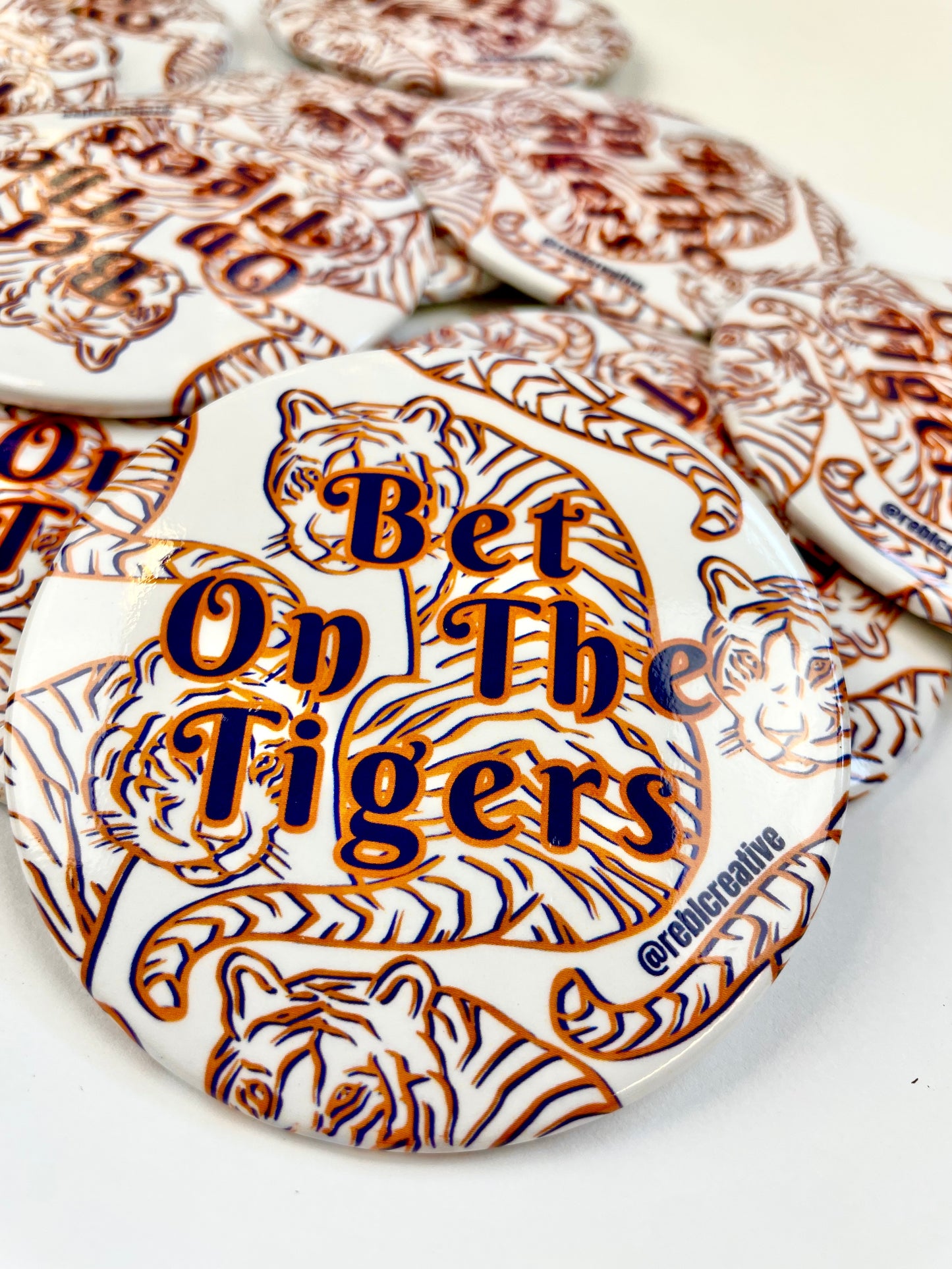 Bet On The Tigers - Orange and Navy