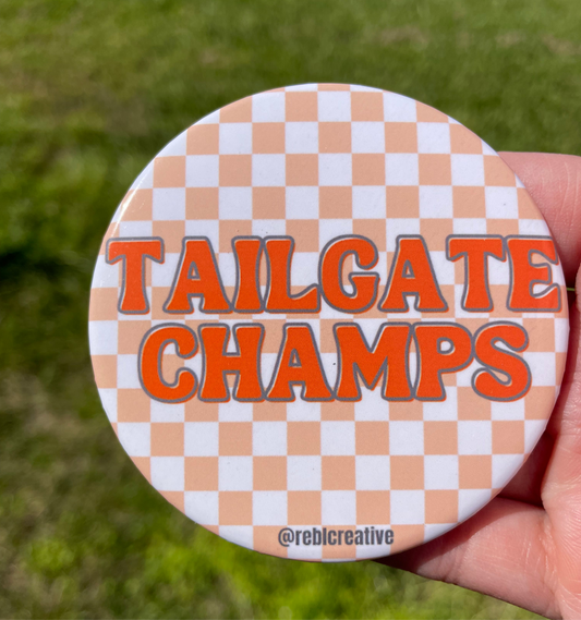 *Tailgate Champs - Orange Check