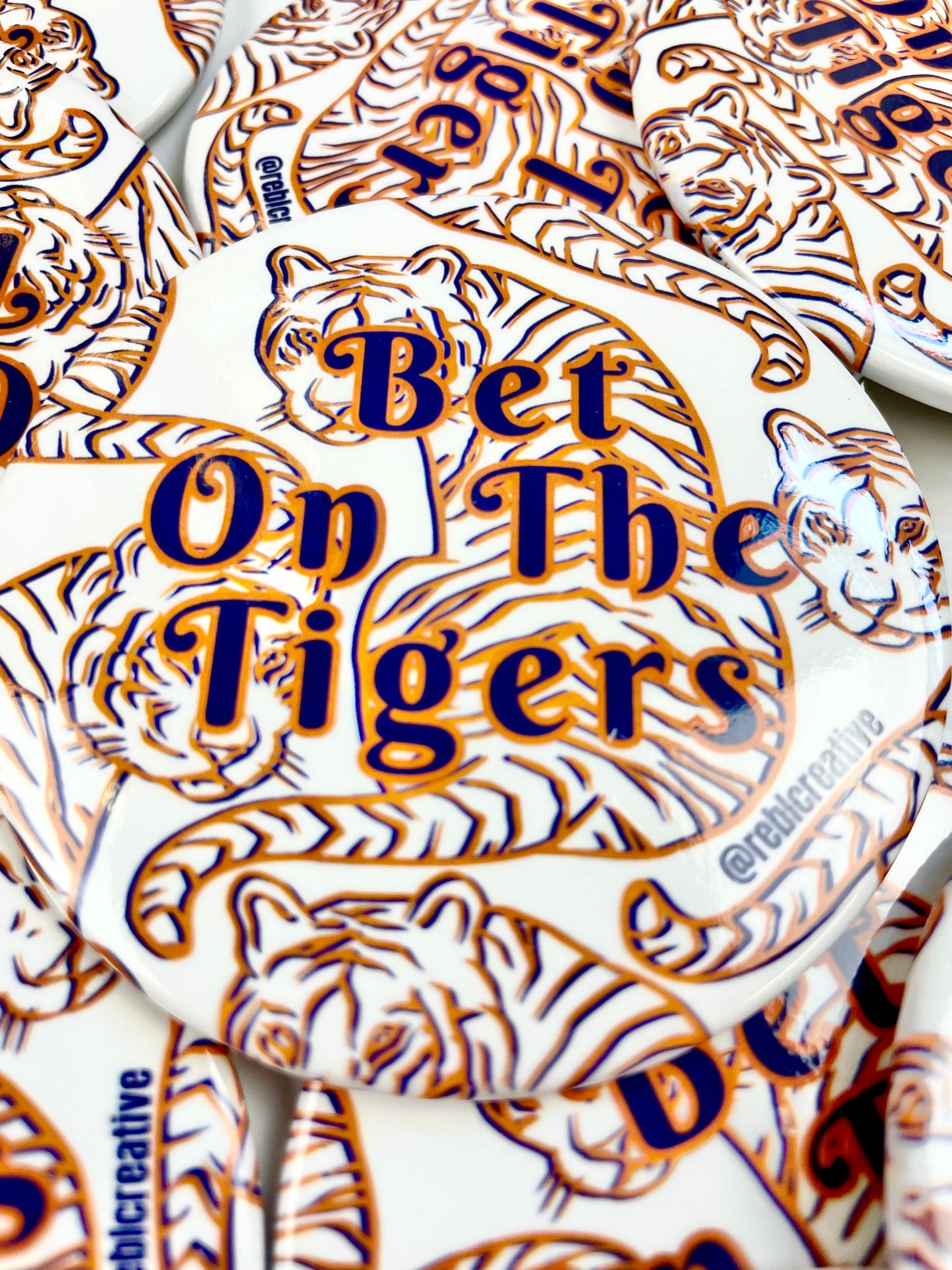 Bet On The Tigers - Orange and Navy