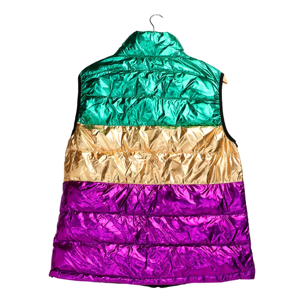 Metallic Mardi Gras Vest