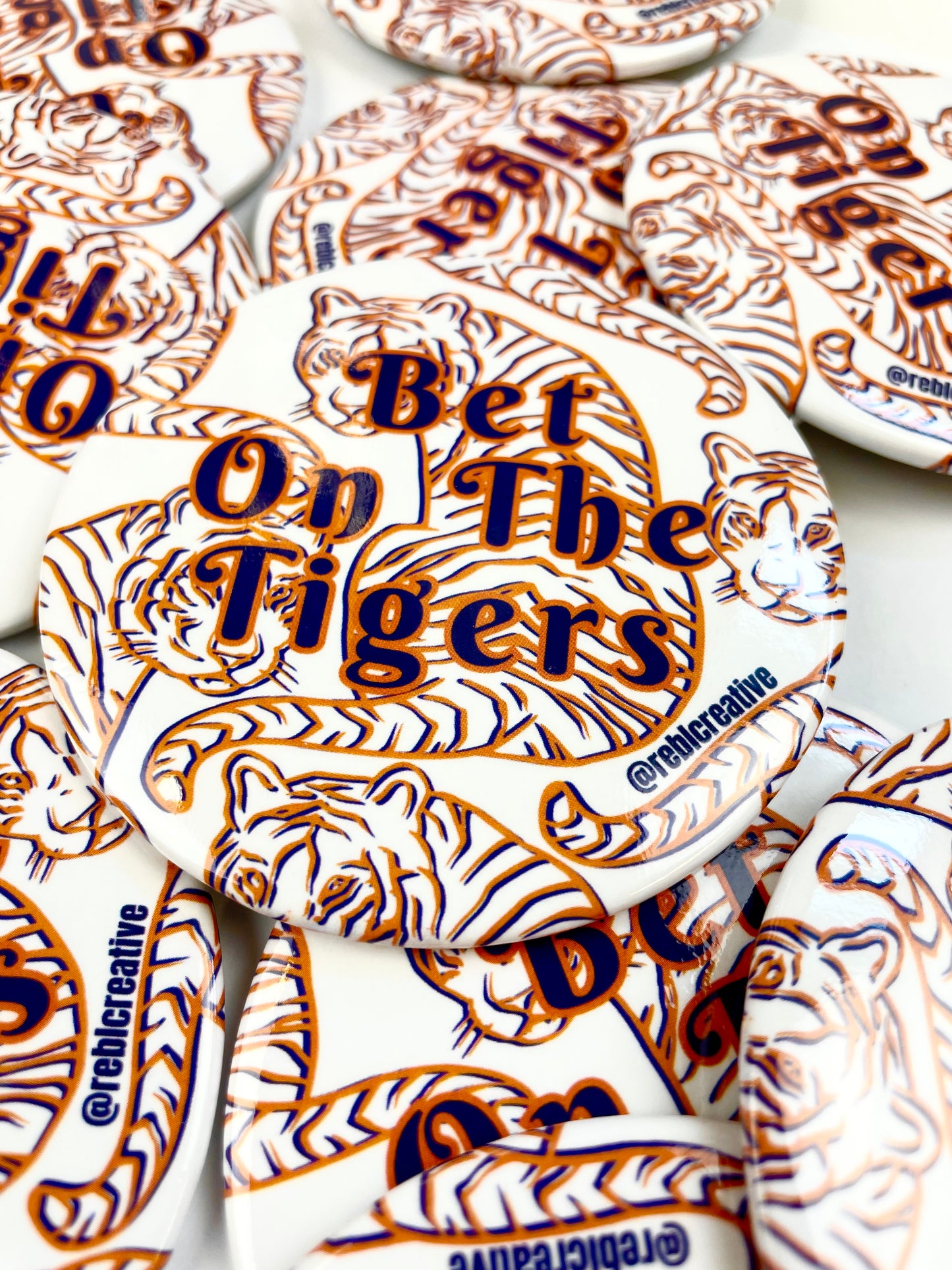 Bet On The Tigers - Orange and Navy