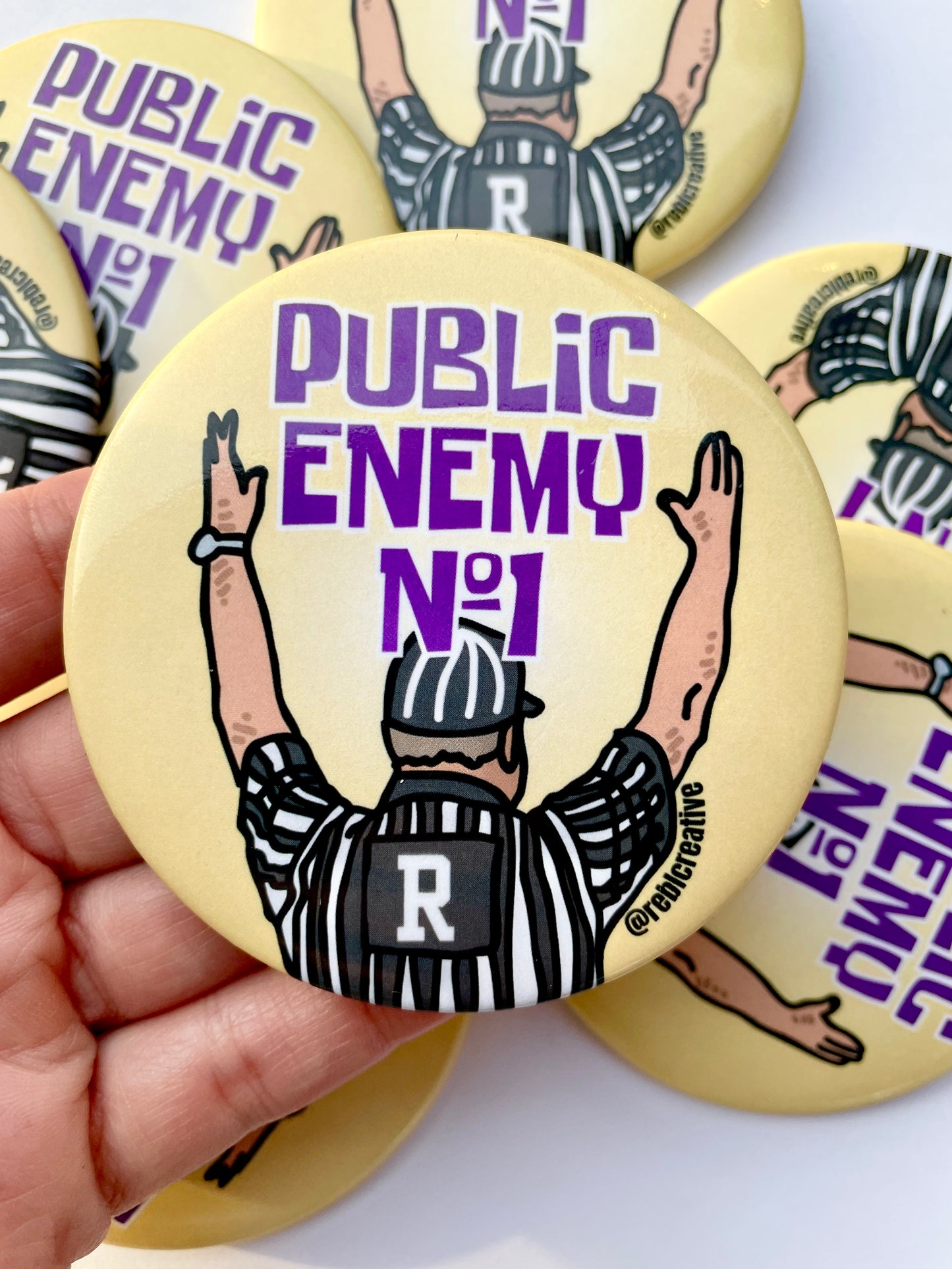 Public Enemy No. 1 - Purple & Yellow