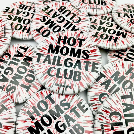 Hot Moms Tailgate Club - Red/Grey