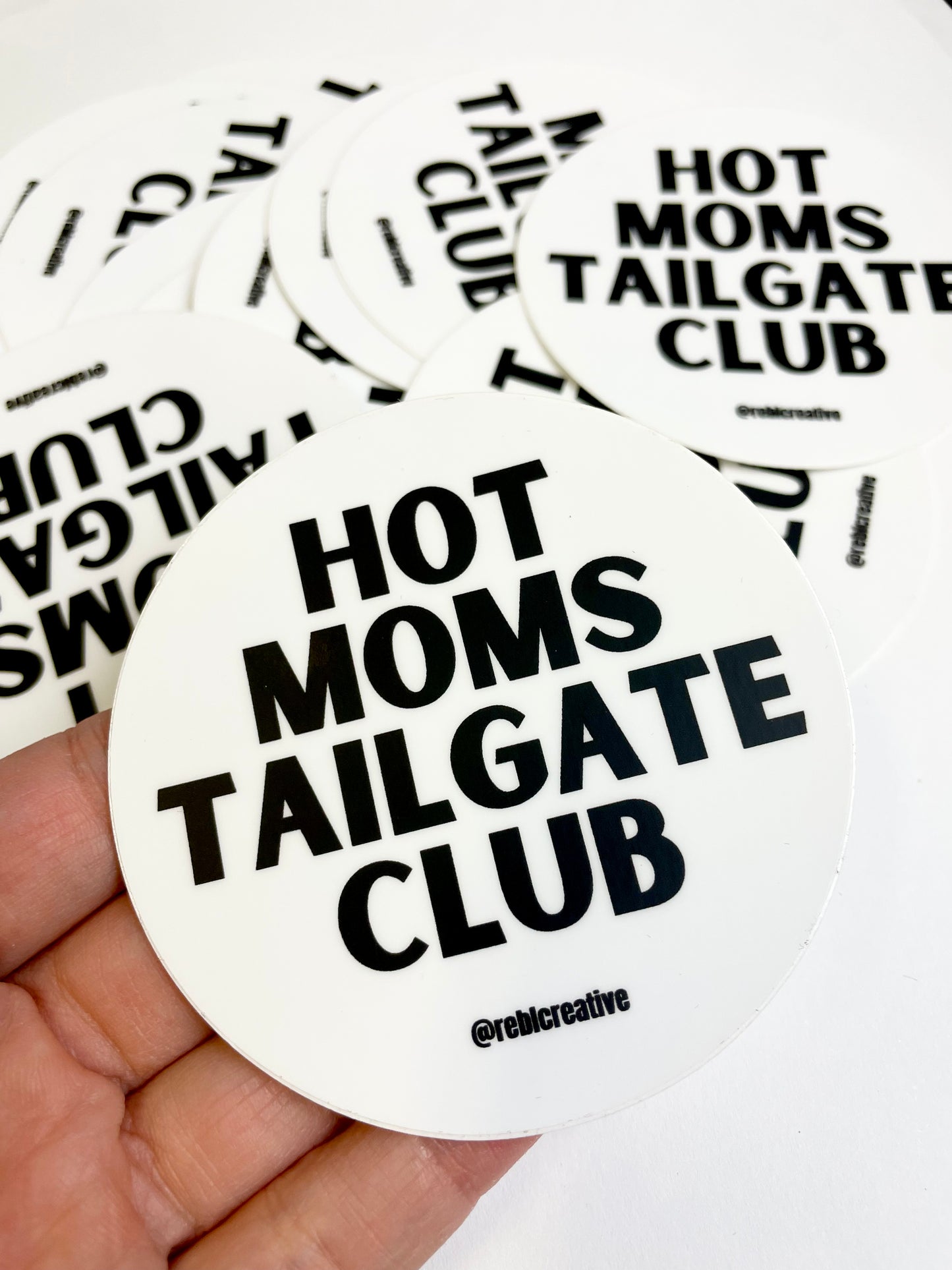 STICKER - Hot Moms Tailgate Club