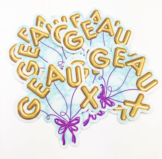 STICKER - GEAUX Balloons