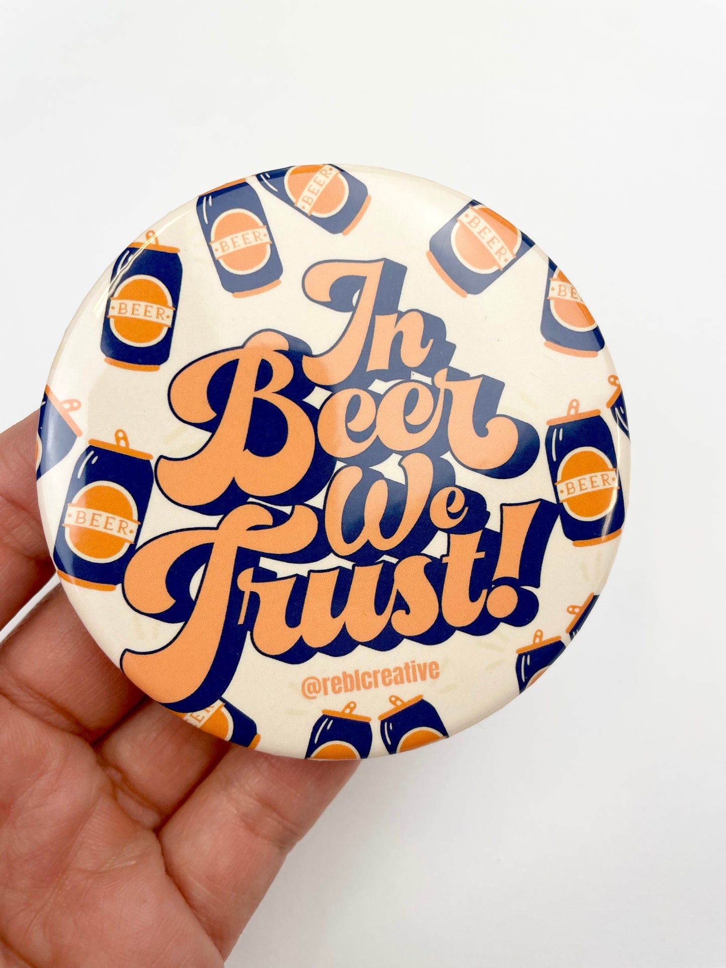 Beer - Navy & Orange