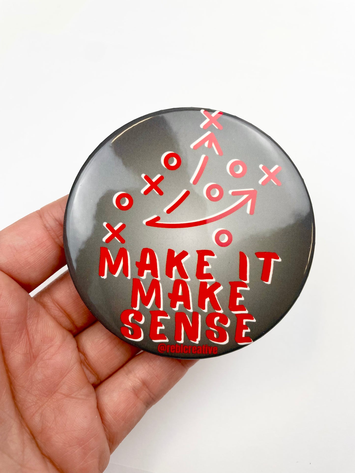 Make it Make Sense - Black & Red