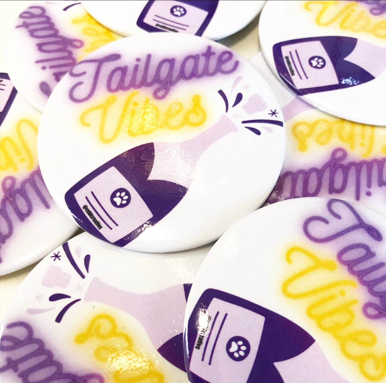 *Tailgate Vibes- Purple and Gold